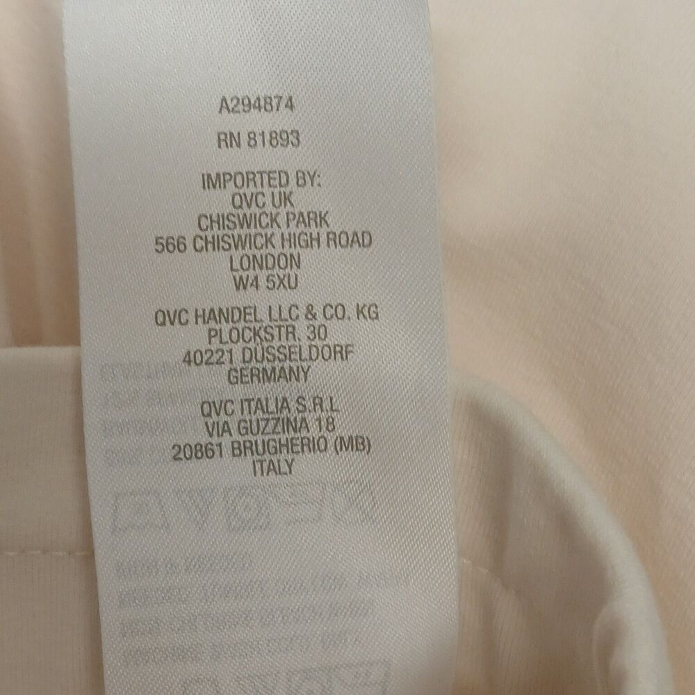 SUSAN GRAVER Weekend Cargo Pants Women's Cream/Off White Pull-On Stretch Medium - Picture 9 of 10